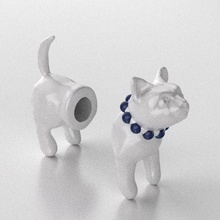 cat jewelry animal art toy 3d print model - Mito3D