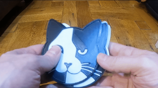 cat coasters cats drinks beermat drink coaster 3D print model - Mito3D