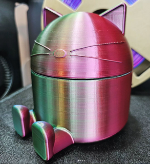 cat container 3d print model - Mito3D