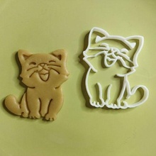 gato biscoito cortador 3d print model - Mito3D