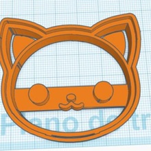 chat à l'emporte-pièce divers sharp chaton cat des chats cutter cookie 3d print model - Mito3D