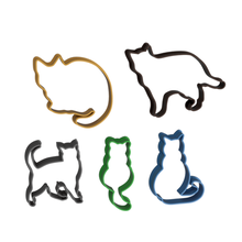 cat cookie cutter collection 5 3d print model - Mito3D