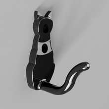 gato de la copa percha casa kitty gatito art cat el gancho colgador coffe 3d print model - Mito3D