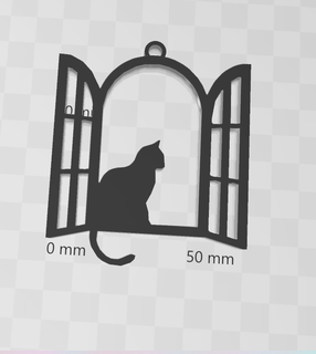 cat decoration letter first name design animals 3d print model - Mito3D
