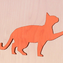 kedi kapı çerçeve iii hayvanlar 3d print model - Mito3D