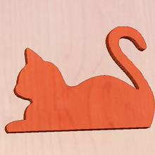 gato puerta cuadro ii animales 3d print model - Mito3D