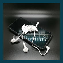 cat earphone holder gadget cuffiette auricolari avvolgi cavo cuffie gatto animal art 3d print model - Mito3D