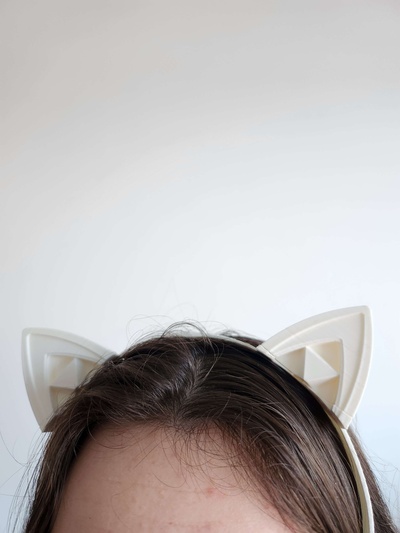 cat ears on headbands bundle 6 designs mihovec design 3d printed unique cosplay accessories customizable high quality themed convention costume party fantasy photography props diy 3d print model - Mito3D