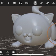 cat flowerpot kitty pot planter 3d print model - Mito3D