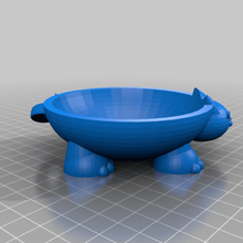 cat footed bowl cup dish kitten containers 3d print model - Mito3D