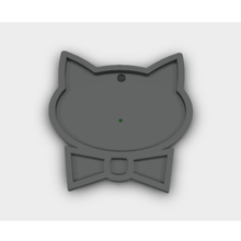 cat identification tag bow fashion 3d print model - Mito3D