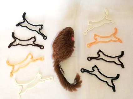 cat jump cat jump earrings  3d print model - Mito3D