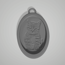 gato chave de cadeia vários cat 3d print model - Mito3D