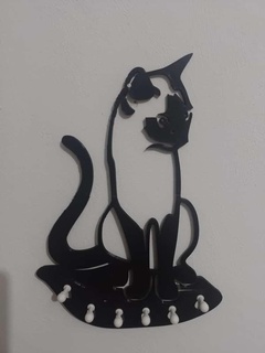 cat key holder 3d print model - Mito3D