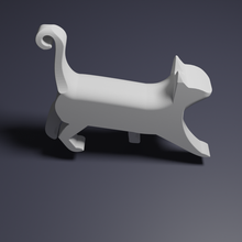 cat keychain 3d print model - Mito3D