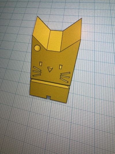 cat keyring gadget cute fun animal 3dprint toy play 3d print model - Mito3D