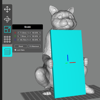 gato gatito teléfono soporte estante coleccionable titular catstand juguete 3d print model - Mito3D