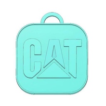 cat logo keychain caterpillar engineer tool keinchain 3d print model - Mito3D