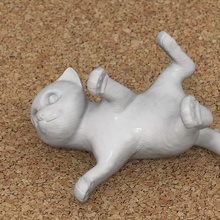 cat lying down game animals 3d print model - Mito3D