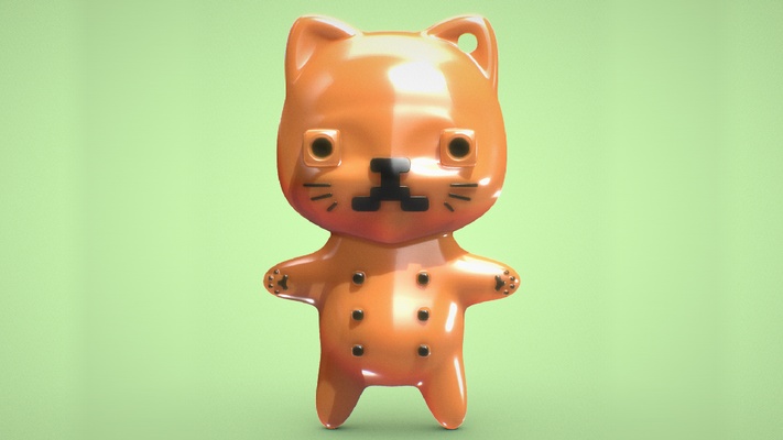 gato mascota juego león tigre montés leopardo puma jaguar puma pantera llavero animal osito peluche juguete criatura muñeca gatito 3d print model - Mito3D