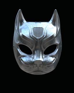 chat masque iii 3d print model - Mito3D