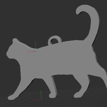 cat necklace fashion animal kitty 3d print model - Mito3D