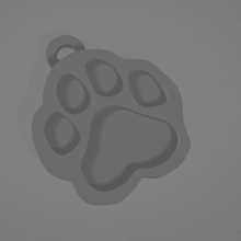 cat paw overflow animals animal 3d print model - Mito3D