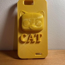 cat phone case 3d print model - Mito3D