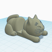 cat phone holder 3d print model - Mito3D
