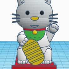 cat phone stand gadget 3d print model - Mito3D
