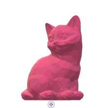 chat poly kitti faible animal art statue Katze kot jouet chaton 3d print model - Mito3D