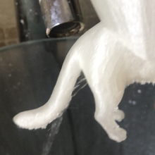 gato maceta agua drenaje gracioso Mancha regando agujero boca plantador 3d print model - Mito3D