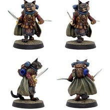 cat ranger fantasy miniature cats character medieval game tabletop wargame wargaming rpg sword knight tolkien figurines 3dprint 3d print model - Mito3D