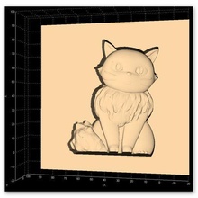 gato alivio 2 herramienta animal galletas orefir3d Rudolf jedlicka luban 3d print model - Mito3D