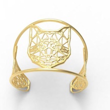 gato anel joalheria dedo enfeites jóia moda animal imprimível orgânico geométrico Juhann produtos 3d print model - Mito3D
