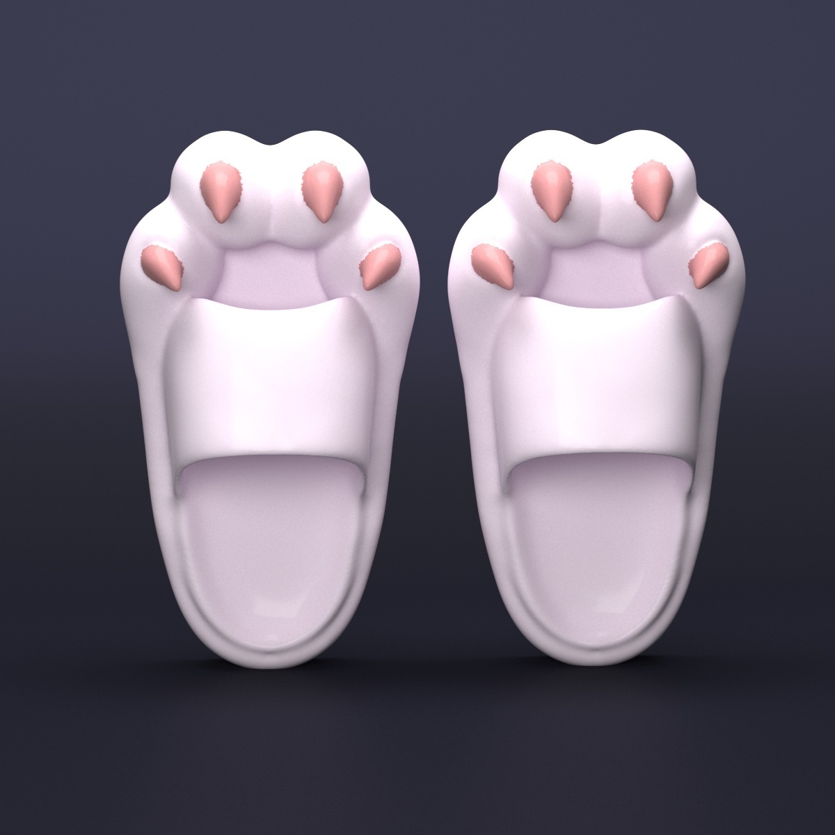 cat sandal foam foot shoes slipper mode caoutchouter life sports equipment 3D print model - Mito3D