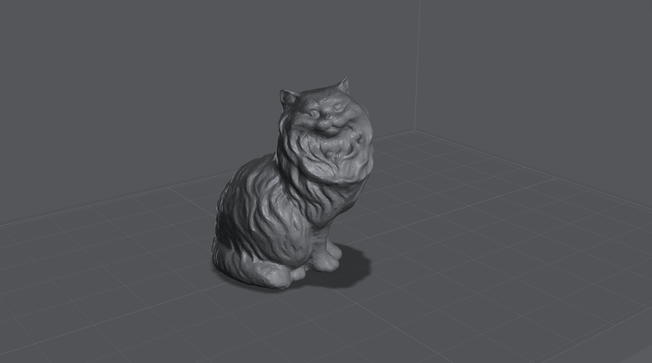 gato escanear kitten3d estatua gatito animal 3d print model - Mito3D