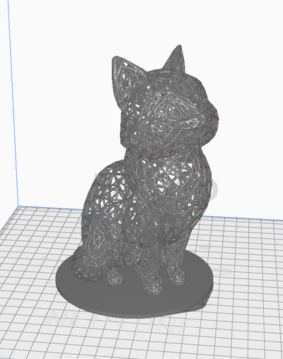 chat sculp art sculpture 3d print model - Mito3D