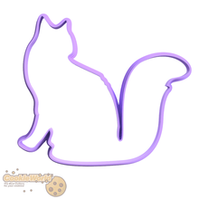 chat silhouette biscuit coupeur 3d print model - Mito3D