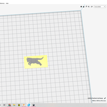 gato estêncil arte criança silhueta 3d print model - Mito3D