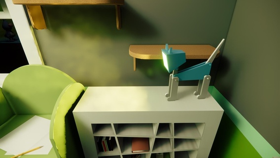 cat table lamp Home 3d print model - Mito3D