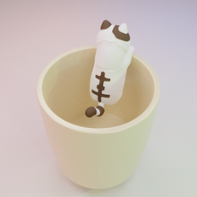 Katze Tee Blatt Infuser 3d print model - Mito3D