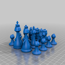 gatto tema scacchi modificato gioco 3d print model - Mito3D