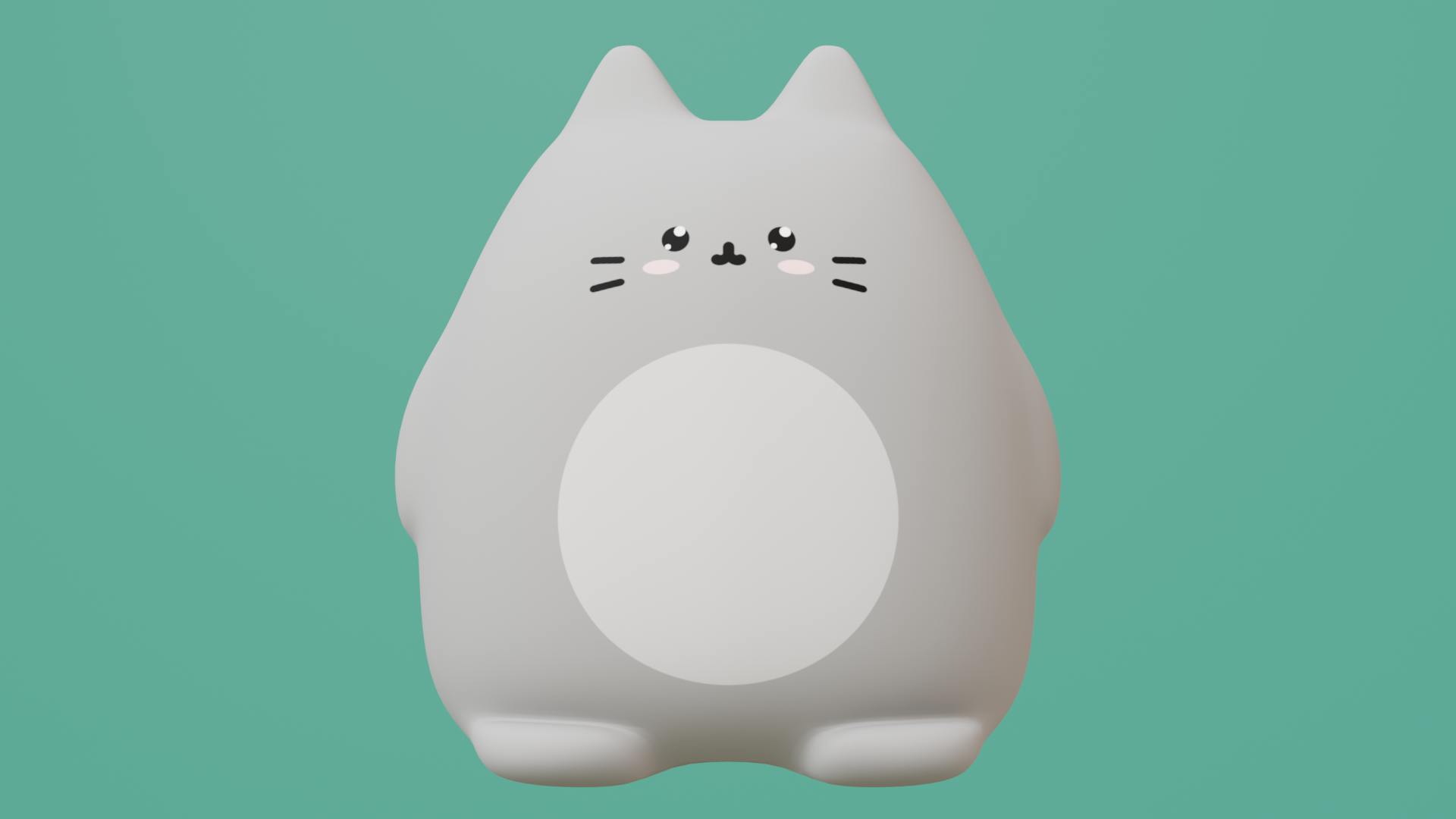 chat urne animal compagnie 3D print model - Mito3D