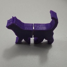 cat usb key 3d print model - Mito3D