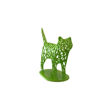 Katze voronoi-Drahtmodell Kunst Tier math abstract voronoi pet cat 3d print model - Mito3D