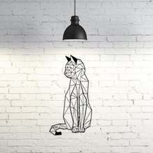 cat wall sculpture 3d print model - Mito3D