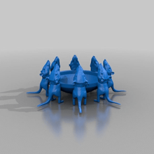 cat water bowl - litttle rats home pets 3d print model - Mito3D