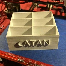 catan tarjeta soporte juegos 3d print model - Mito3D
