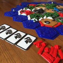 catan development cards game settlersofcatan settlers toy accessories 3d print model - Mito3D